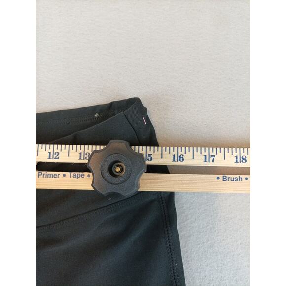 Nike Womens Black Capris Sz M Athletic Fit Dry Performance Training Pants T376 - Picture 8 of 10